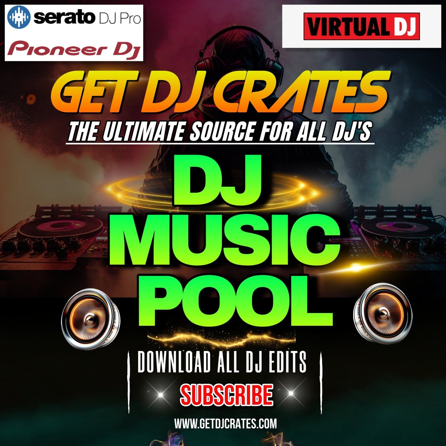 MONTHLY SUBSCRIPTION (New DJ Monthly Updates!) - GETDJCRATES